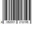 Barcode Image for UPC code 4052001218195