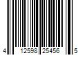 Barcode Image for UPC code 412598254565