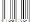 Barcode Image for UPC code 4712926770429