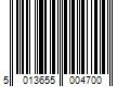 Barcode Image for UPC code 5013655004700