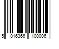 Barcode Image for UPC code 5016366100006