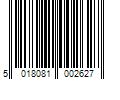 Barcode Image for UPC code 5018081002627