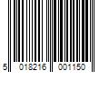 Barcode Image for UPC code 5018216001150