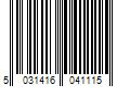 Barcode Image for UPC code 5031416041115