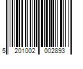 Barcode Image for UPC code 5201002002893