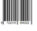 Barcode Image for UPC code 5702015354028