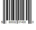 Barcode Image for UPC code 580032014300