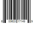 Barcode Image for UPC code 600603171499