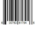 Barcode Image for UPC code 600753617946