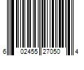 Barcode Image for UPC code 602455270504