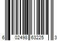 Barcode Image for UPC code 602498632253