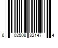 Barcode Image for UPC code 602508321474