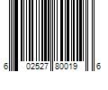 Barcode Image for UPC code 602527800196