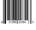Barcode Image for UPC code 607266203543