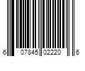 Barcode Image for UPC code 607845022206
