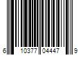 Barcode Image for UPC code 610377044479. Product Name: Hayward SP0710XR50 1.5  Mulitport Valve for Vari-Flo D.E. Swimming Pool Filters