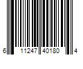 Barcode Image for UPC code 611247401804. Product Name: KeurigÂ® The Original Donut Shop Coffee Cookie Dough So Delicious K-CupÂ® Pods, Multicolor
