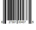 Barcode Image for UPC code 627381004375
