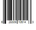 Barcode Image for UPC code 628309105143. Product Name: West Coast Boat Zincs Grouper Hanging Anode - Zinc -