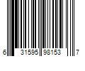 Barcode Image for UPC code 631595981537