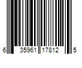 Barcode Image for UPC code 635961178125