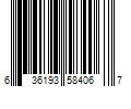 Barcode Image for UPC code 636193584067. Product Name: MAISON JULES $69 Womens New 1041 Black V Neck Long Sleeve Sweater XXL B+B