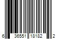 Barcode Image for UPC code 636551181822
