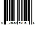 Barcode Image for UPC code 636650501156