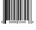 Barcode Image for UPC code 638995003456. Product Name: SUE ISMIEL & DAUGHTERS GROUP PTY LTD Nad s Natural Hair Removal Gel Wax Kit  6oz