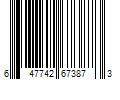Barcode Image for UPC code 647742673873. Product Name: Warrior Hockey Covert CF 80 Combo Helmet, Small, Black