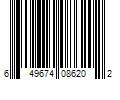 Barcode Image for UPC code 649674086202. Product Name: KISS - ALL PURPOSE SALON CAPE  BLACK  NYLON