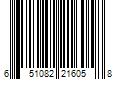 Barcode Image for UPC code 651082216058. Product Name: IRONRIDGE 50-ft x 5-ft Gray Steel Welded Wire Rolled Fencing with Mesh Size 2-in x 4-in | 216050