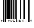 Barcode Image for UPC code 651082838175. Product Name: YARDLINK 4-ft H x 3-ft W Black Steel Decorative Metal Straight-top Decorative Fence Panel | 838175