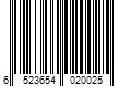 Barcode Image for UPC code 6523654020025