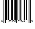 Barcode Image for UPC code 655956023445. Product Name: Taste of Nature Cookie Dough Bites  Snickers  5 oz.