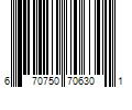 Barcode Image for UPC code 670750706301. Product Name: Apollo 1/2 in. Brass PEX-B Barb Tee (10-Pack)