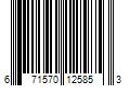 Barcode Image for UPC code 671570125853. Product Name: Aquage by Aquage CURL DEFINING CRÃˆME 4 OZ for UNISEX