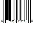 Barcode Image for UPC code 672501121296. Product Name: Cricket Color Cocktail Disposable Hairstyling Capes 30 Count Box for Salons Hair Stylists Barbershop Extra-Large Disposable Recyclable Client Capes  Black
