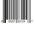 Barcode Image for UPC code 680201831247. Product Name: MuzicLight Guitar Wall Hanger - Blue