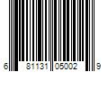 Barcode Image for UPC code 681131050029. Product Name: Wal-Mart Stores  Inc. Equate Beauty Deep Moisturizing Body Wash  34 fl oz