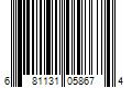 Barcode Image for UPC code 681131058674. Product Name: Wal-Mart Stores  Inc. Equate Beauty Moisturizing Lotion  12 oz