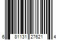 Barcode Image for UPC code 681131276214. Product Name: Shanghai Xinlong Plastic MFG Co.  Ltd Hyper Tough 8 inch 75lb Cable Ties UV Resistant Black 100 Count