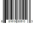 Barcode Image for UPC code 681619805103. Product Name: theBalm Mr.Write (Now) - Option : Vince B Charcoal