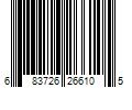 Barcode Image for UPC code 683726266105. Product Name: Safavieh Chelsea Aubusson 3 X 6 (ft) Wool Ivory/Black Indoor Floral/Botanical Runner Rug | HK72B-26