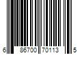 Barcode Image for UPC code 686700701135