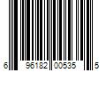 Barcode Image for UPC code 696182005355. Product Name: allen + roth 2-ft x 3-ft Natural/Black Coir/Rubber Half-round Indoor Door Mat | JJ/2P/HR 001