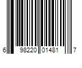 Barcode Image for UPC code 698220014817. Product Name: Omega One Garlic Marine Flakes, 2.2 oz.