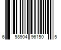 Barcode Image for UPC code 698904961505