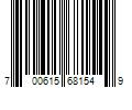 Barcode Image for UPC code 700615681549