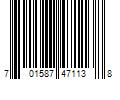 Barcode Image for UPC code 701587471138. Product Name: Vera Wang Wedgwood Diamond Mosaic Flute, Set of 2 - Clear